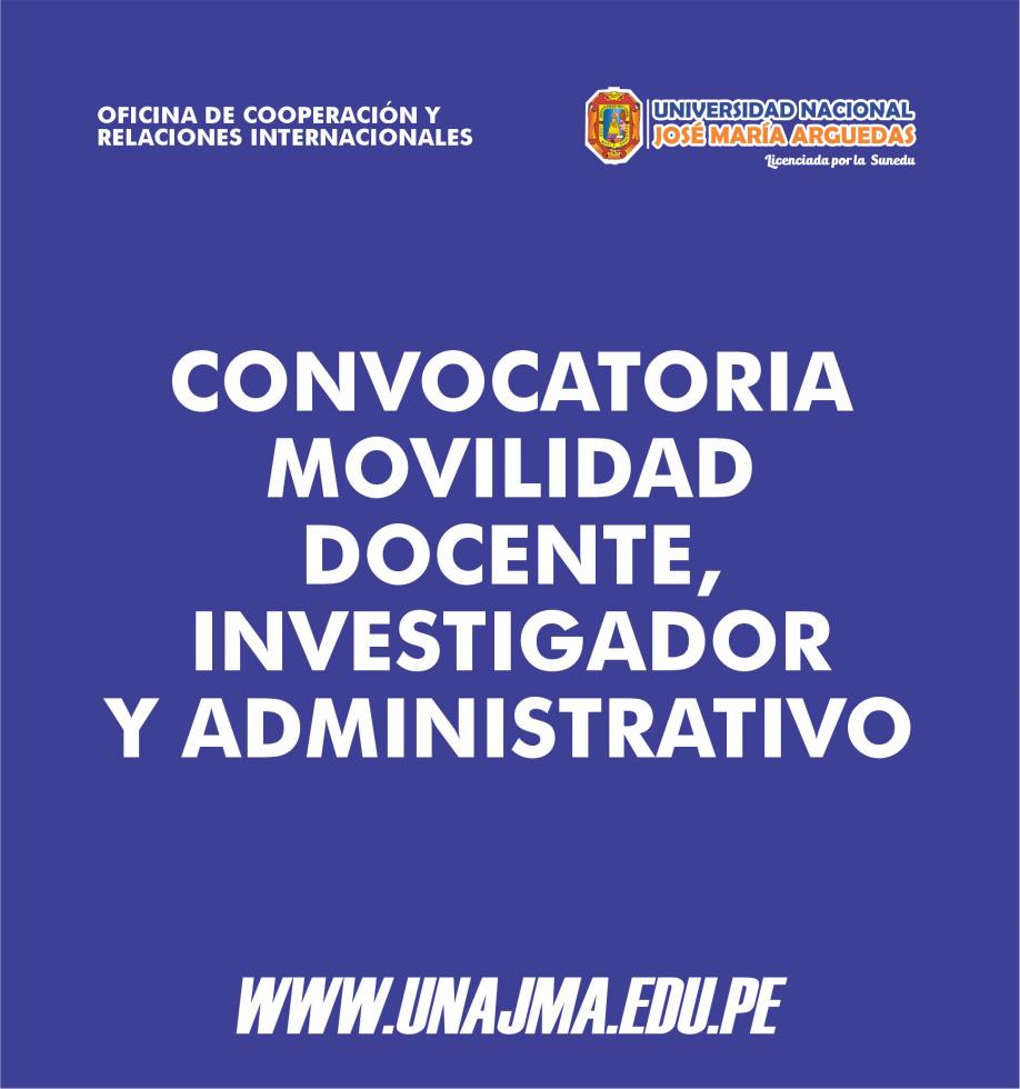 Convocatoria Criscos (docentes, investigadores y personal administrativo)